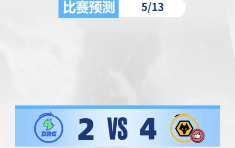 解说潇洒预测今日赛果：狼 4-2 击败DRG，晋级败者组半决赛